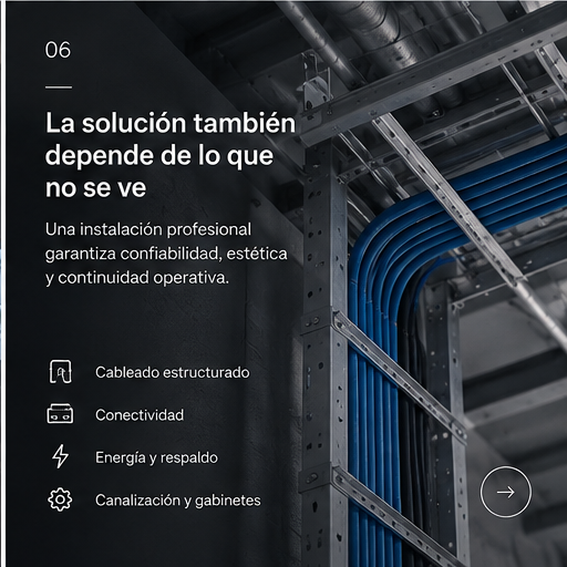 Infraestructura y cableado para sistemas de seguridad